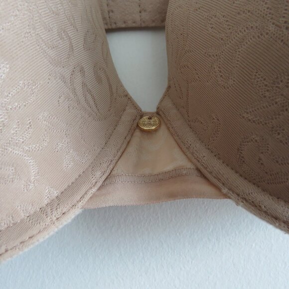 NATORI Sheer Jacquard Full Fit Contour Underwire Bra in Cafe - Size 36C - Picture 4 of 10